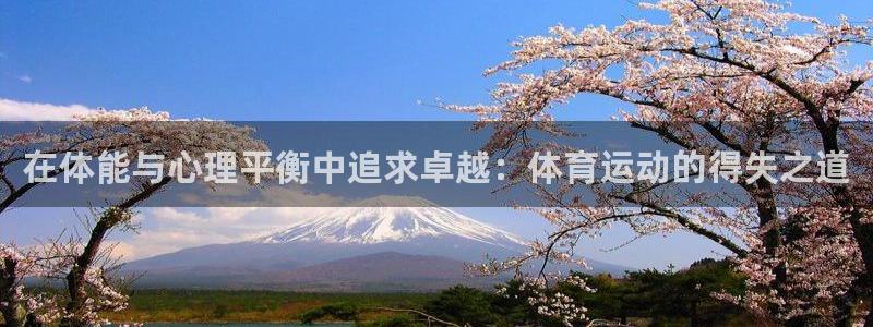 风速体育nba免费直播：在体能与心理平衡中追求卓越：体育运动的得失之道